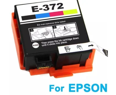 Cartucho de impresión de tinta de color 372 T372 T3720 para impresora de inyección de tinta fotográfica Epson Picturemate PM-520 PM520